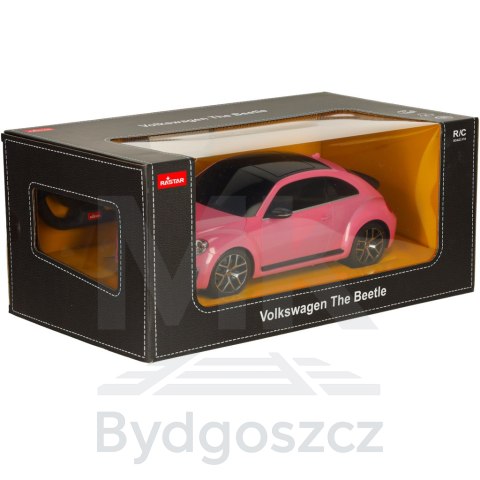 Samochód zdalnie sterowany Rastar 78000 Volkswagen Beetle 1:14 różowy Samochód zdalnie sterowany Rastar 78000 Volkswagen Beetle 1:14 różowy