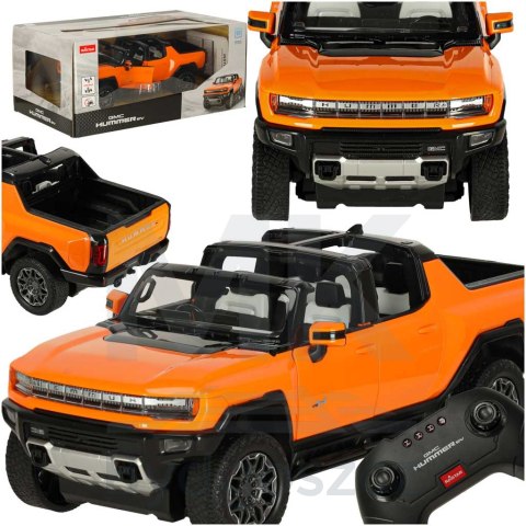 Samochód zdalnie sterowany Rastar 93000 Hummer EV 1:16 pomarańczowy Samochód zdalnie sterowany Rastar 93000 Hummer EV 1:16 pomarańczowy