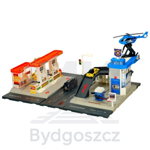Stacja paliw parking policyjny zestaw 54 el. Stacja paliw parking policyjny zestaw 54 el.