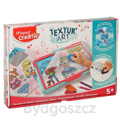 Tablica kreatywna dla dzieci odrysowywanie teksturowanie Maped Tablica kreatywna dla dzieci odrysowywanie teksturowanie Maped
