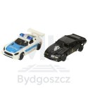 Tor samochodowy wyścigowy policyjny elektryczny + 2 auta klocki konstrukcyjne GD-01
