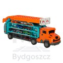 Tor wyścigowy samochodowy laweta transporter 6 el. pomarańczowy