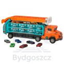 Tor wyścigowy samochodowy laweta transporter 6 el. pomarańczowy
