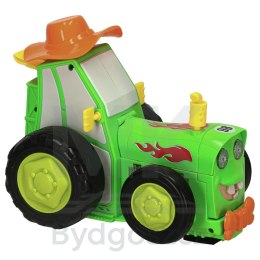 Traktor ciągnik zdalnie sterowany na pilota RC skaczący tańczący dźwięk zielony