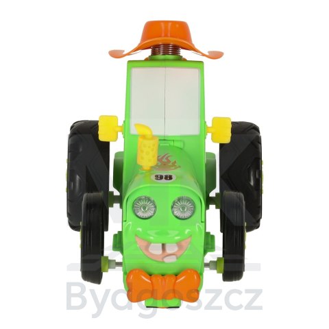 Traktor ciągnik zdalnie sterowany na pilota RC skaczący tańczący dźwięk zielony Traktor ciągnik zdalnie sterowany na pilota RC skaczący tańczący dźwięk zielony
