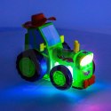 Traktor ciągnik zdalnie sterowany na pilota RC skaczący tańczący dźwięk zielony