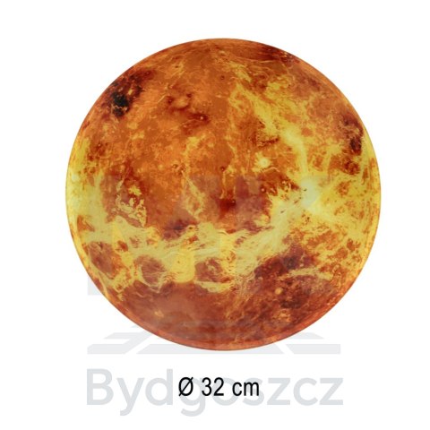Zegar ścienny planeta mars z wyświetlaczem LED 32 cm pomarańczowy Zegar ścienny planeta mars z wyświetlaczem LED 32 cm pomarańczowy