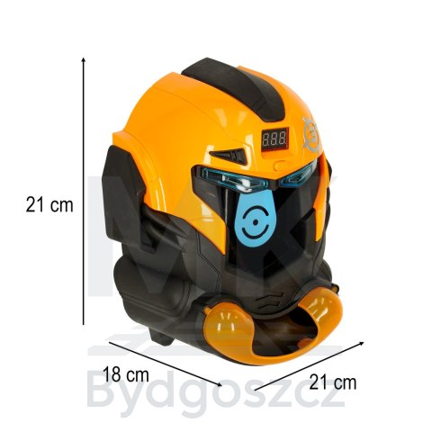 Gra zręcznościowa robot kask strzelanie do celu pistolet kulki celownik Gra zręcznościowa robot kask strzelanie do celu pistolet kulki celownik