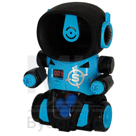 Gra zręcznościowa robot strzelanie do celu gra + 2x pistolet + kulki Gra zręcznościowa robot strzelanie do celu gra + 2x pistolet + kulki
