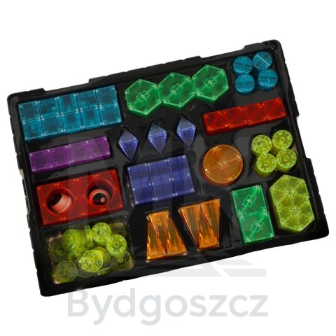 Klocki magnetyczne konstrukcyjne świecące elementy figury 3D 134 el. Klocki magnetyczne konstrukcyjne świecące elementy figury 3D 134 el.