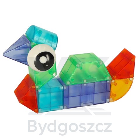Klocki magnetyczne konstrukcyjne świecące elementy figury 3D 64 el. Klocki magnetyczne konstrukcyjne świecące elementy figury 3D 64 el.