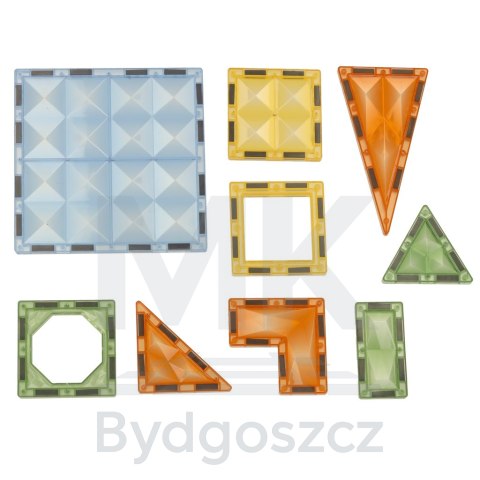 Klocki magnetyczne świecące 124 el. Klocki magnetyczne świecące 124 el.