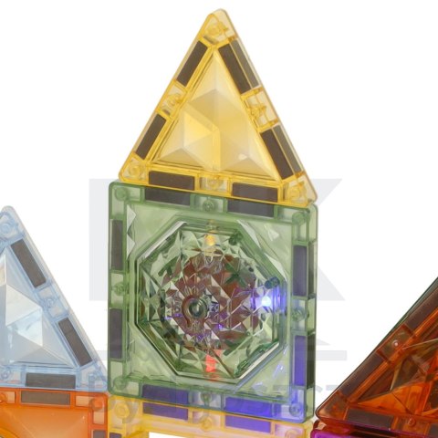Klocki magnetyczne świecące 90 el. Klocki magnetyczne świecące 90 el.