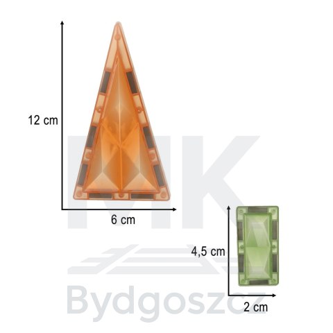 Klocki magnetyczne świecące 90 el. Klocki magnetyczne świecące 90 el.