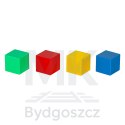 Klocki magnetyczne sześcienne kostka sześcian figury magnes 32 el.