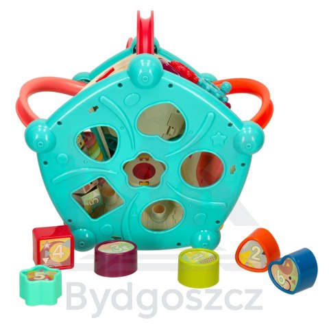 Kostka edukacyjna interaktywna nakarm ptaszka 7w1 Bibi-inn Kostka edukacyjna interaktywna nakarm ptaszka 7w1 Bibi-inn