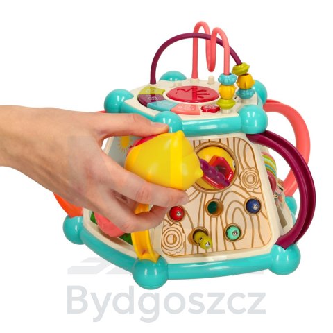 Kostka edukacyjna interaktywna nakarm ptaszka 7w1 Bibi-inn Kostka edukacyjna interaktywna nakarm ptaszka 7w1 Bibi-inn
