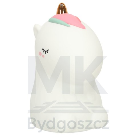 Lampka nocna dla dzieci silikonowa dotykowa miękka LED biała RGB jednorożec Lampka nocna dla dzieci silikonowa dotykowa miękka LED biała RGB jednorożec