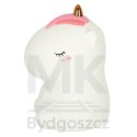 Lampka nocna dla dzieci silikonowa dotykowa miękka LED biała RGB jednorożec