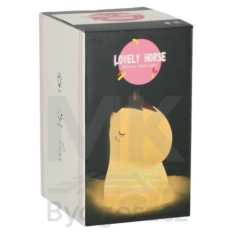 Lampka nocna dla dzieci silikonowa dotykowa miękka LED biała RGB jednorożec Lampka nocna dla dzieci silikonowa dotykowa miękka LED biała RGB jednorożec