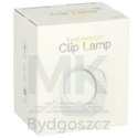 Lampka nocna z klipsem bezprzewodowa biurkowa do czytania biała