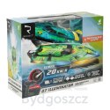 Motorówka zdalnie sterowana RC REVOLT Q7 Illuminator Szybka Łódź 20km/h Zasięg 150m 2.4GHz Silnik Chłodzony Wodą LED Auto-Reset