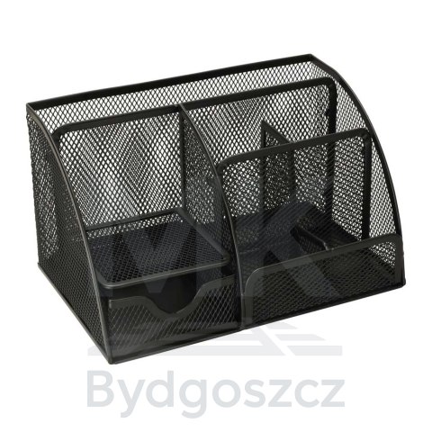 Organizer na biurko przybornik biurkowy metalowy 7 komór Organizer na biurko przybornik biurkowy metalowy 7 komór