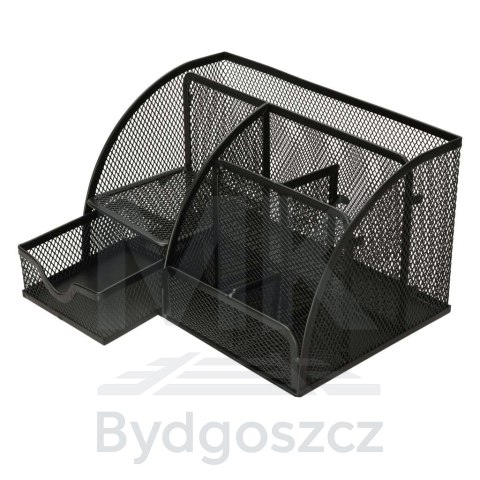 Organizer na biurko przybornik biurkowy metalowy 7 komór Organizer na biurko przybornik biurkowy metalowy 7 komór
