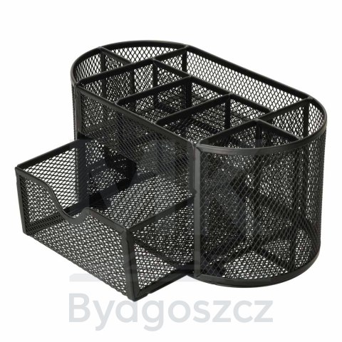 Organizer na biurko przybornik biurkowy metalowy 9 komór Organizer na biurko przybornik biurkowy metalowy 9 komór