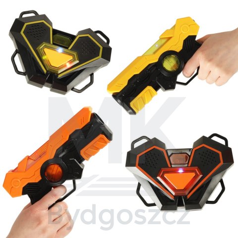 Paintball laserowy pistolet x 2 + tarcza interaktywna x 2 LASER TAG Paintball laserowy pistolet x 2 + tarcza interaktywna x 2 LASER TAG