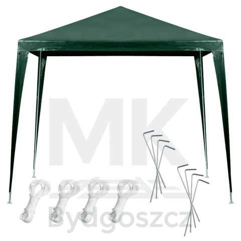 Pawilon ogrodowy namiot imprezowy handlowy altana zielona 2,5 x 2,5m Pawilon ogrodowy namiot imprezowy handlowy altana zielona 2,5 x 2,5m