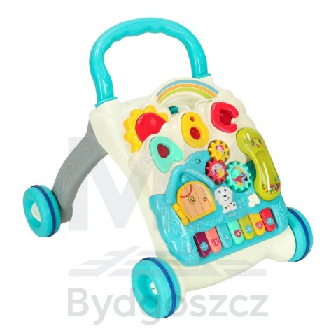 Pchacz chodzik interaktywny stolik edukacyjny 4w1 niebieski Bibi-inn Pchacz chodzik interaktywny stolik edukacyjny 4w1 niebieski Bibi-inn