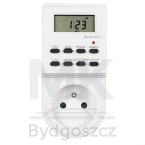 Programator czasowy cyfrowy włącznik wyłącznik prądu TS-EF1-2 VA0173 Vayox