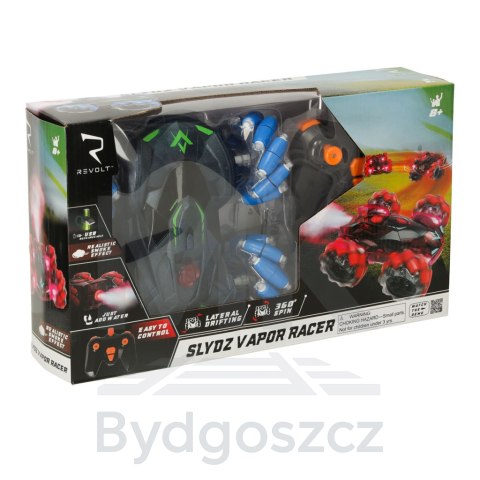 Samochód zdalnie sterowany RC REVOLT TG1011 Driftujący Slydz Vapor Racer Turbo Para 2.4GHz 360 Drift Off-Road Samochód zdalnie sterowany RC REVOLT TG1011 Driftujący Slydz Vapor Racer Turbo Para 2.4GHz 360 Drift Off-Road