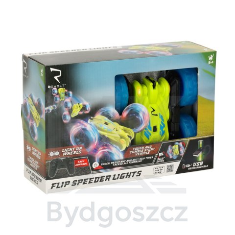Samochód zdalnie sterowany RC REVOLT TG1023 Flip Speeder Lights 2.4GHz LED Off-Road Na Każdy Teren Akrobacje 360 Samochód zdalnie sterowany RC REVOLT TG1023 Flip Speeder Lights 2.4GHz LED Off-Road Na Każdy Teren Akrobacje 360