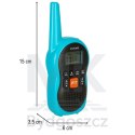 Walkie Talkie krótkofalówki dla dzieci zasięg 3km zestaw 2 szt.