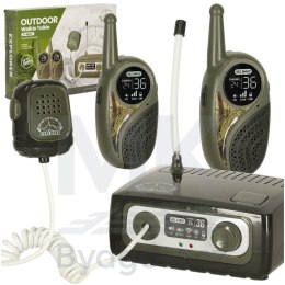 Walkie talkie krótkofalówka zestaw z centralą dla dzieci wojskowy zasięg 333 m