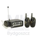 Walkie talkie krótkofalówka zestaw z centralą dla dzieci wojskowy zasięg 333 m