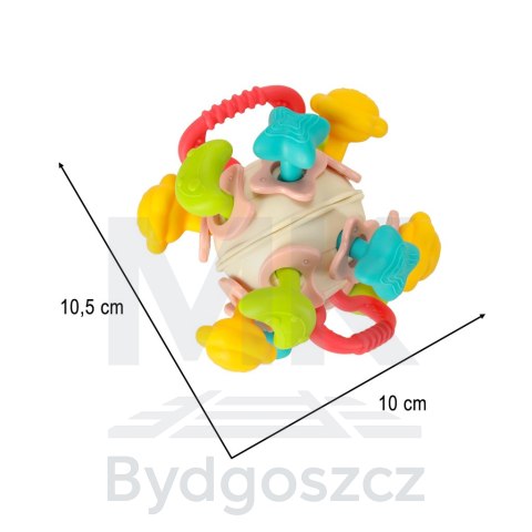 Zabawka sensoryczna gryzak dla niemowląt kula Bibi-inn Zabawka sensoryczna gryzak dla niemowląt kula Bibi-inn