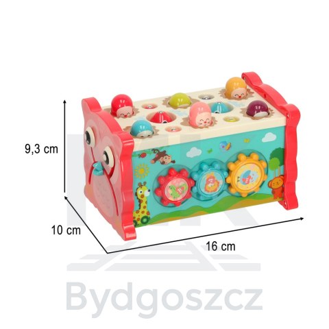 Zabawka sensoryczna wbijak dla niemowląt 8w1 Bibi-inn różowa Zabawka sensoryczna wbijak dla niemowląt 8w1 Bibi-inn różowa