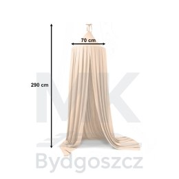 Baldachim kurtyna namiot tipi wiszący beż