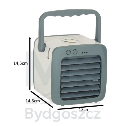 Klimatyzator klimator przenośny wentylator biurkowy nawilżacz USB biały Klimatyzator klimator przenośny wentylator biurkowy nawilżacz USB biały