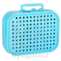 Klocki konstrukcyjne układanka w walizce kreatywna mozaika + wkrętarka pojazdy