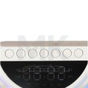 Lampka LED Gamingowa RGB głośnik ładowarka indukcyjna radio budzik zegar