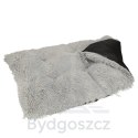 Legowisko dla psa kota pluszowe posłanie włochata poduszka poducha shaggy 115cm szary