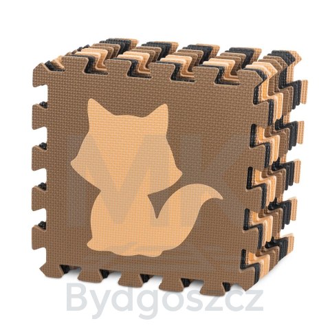 Mata edukacyjna piankowa puzzle beż 30 x 30 cm 9 elementów folia Mata edukacyjna piankowa puzzle beż 30 x 30 cm 9 elementów folia