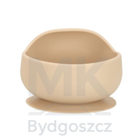 Naczynia silikonowe dla dzieci sowa zestaw 8 elementów beżowe Naczynia silikonowe dla dzieci sowa zestaw 8 elementów beżowe