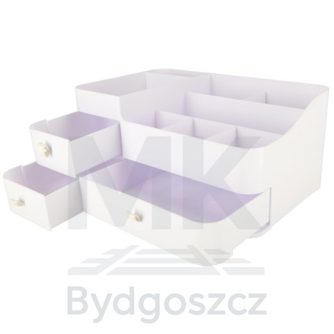 Organizer na kosmetyki szkatułka pojemnik kuferek na biżuterię z szufladami duży XXL Organizer na kosmetyki szkatułka pojemnik kuferek na biżuterię z szufladami duży XXL