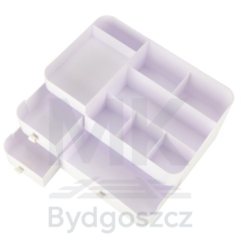 Organizer na kosmetyki szkatułka pojemnik kuferek na biżuterię z szufladami duży XXL Organizer na kosmetyki szkatułka pojemnik kuferek na biżuterię z szufladami duży XXL
