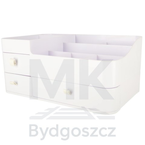 Organizer na kosmetyki szkatułka pojemnik kuferek na biżuterię z szufladami duży XXL Organizer na kosmetyki szkatułka pojemnik kuferek na biżuterię z szufladami duży XXL